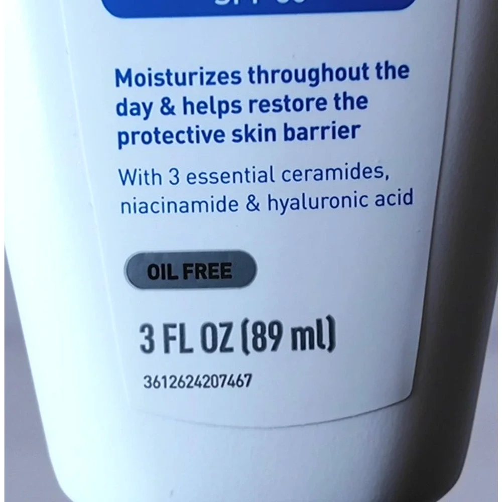 CeraVe AM Facial Moisturizing Lotion with Sunscreen - SPF 30, 3 Oz New‎ W/O Box